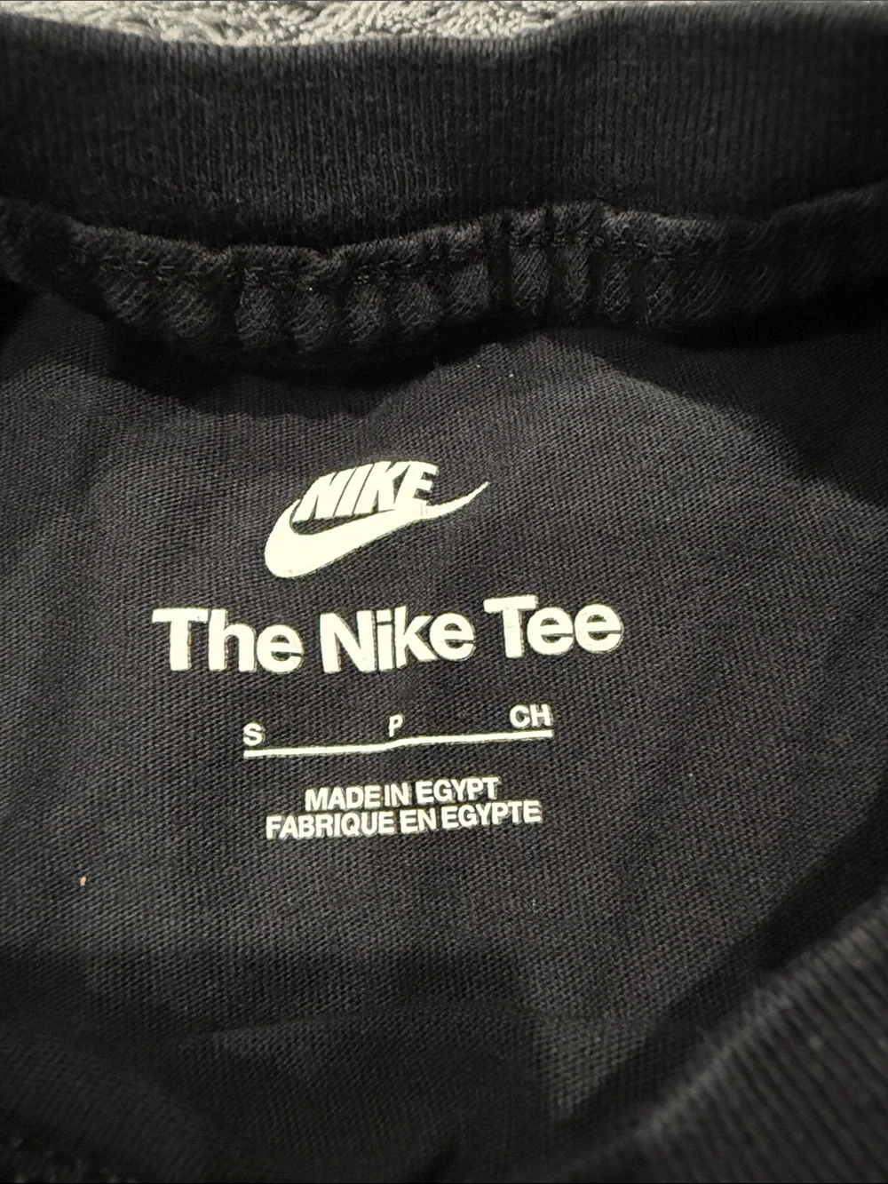 Nike Black Tee with Orange, Purple & Yellow Graphic